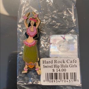 NWT Hard Rock Cafe Hula girl pin